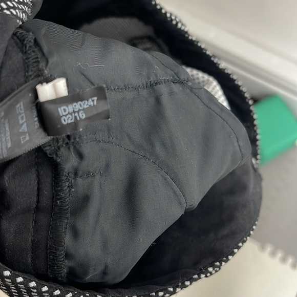 Express black and white checkered columnist 0regular womens work pants - Picture 4 of 4